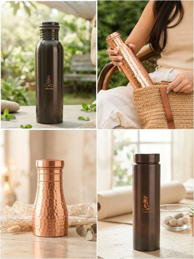 纯铜水壶28盎司复古做旧礼品杯